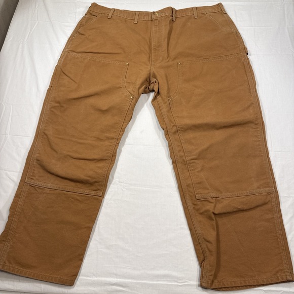 PANTS DOUBLE KNEE Carhartt BO1 BRN Duck 48/30 USA UNION MADE